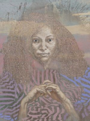 Tarik Berber, Erotica Magnifica 5. Oil on canvas, cm 120x140, London 2015