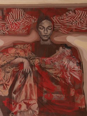 Tarik Berber – Windsor Beauties, 2017, olio su tela, cm120x160